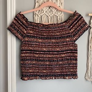 NWOT Mossimo XL cinched crop top